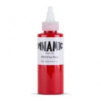 Тату краска Dynamic Colors Fire Red - 120 мл огненно-крсный